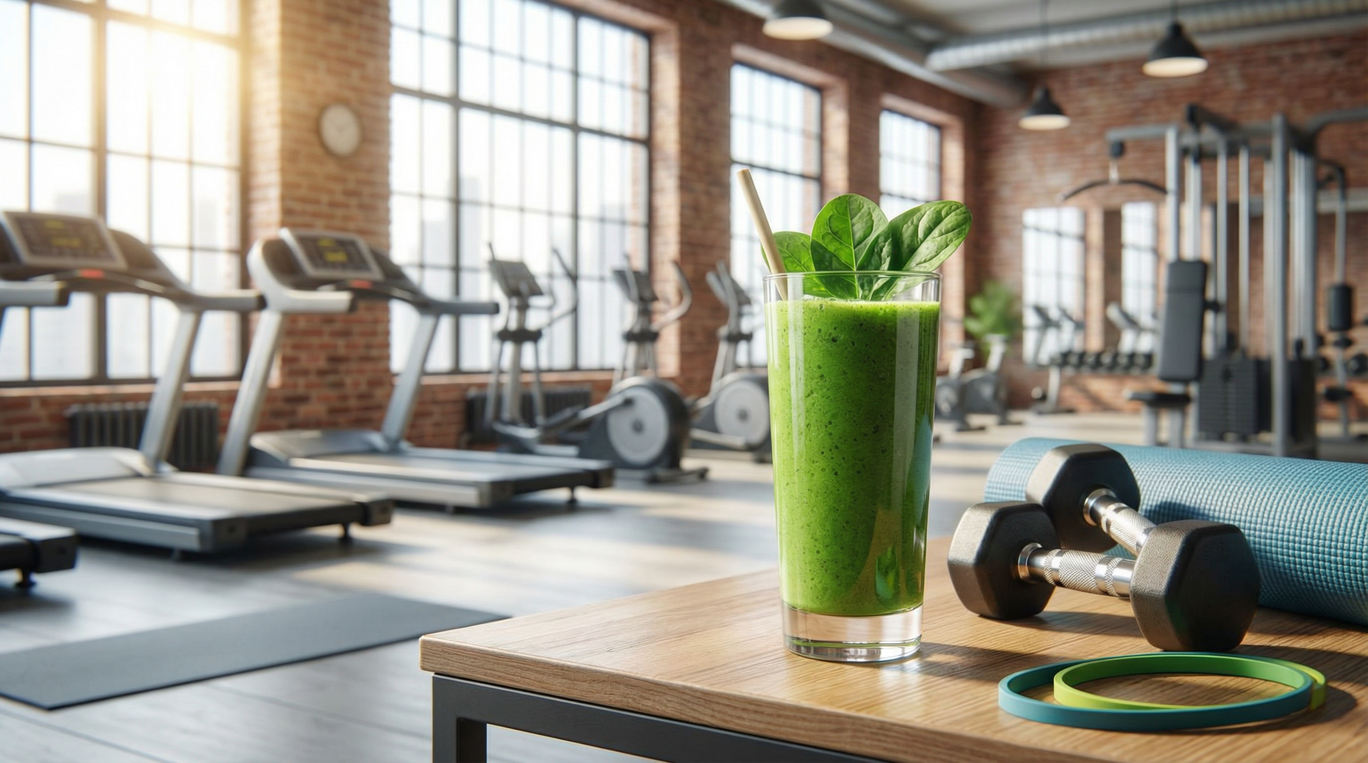 Green smoothie and fitness